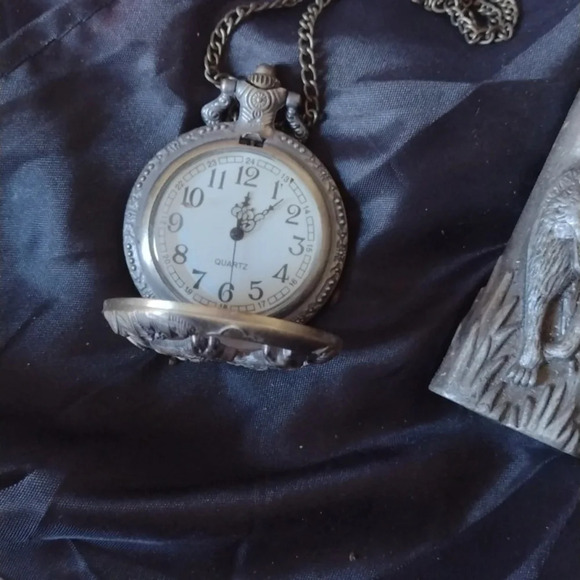 Pocket Watch and Pewter Lighter case - Picture 2 of 4